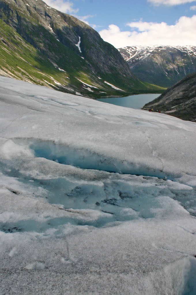 View on Nigardsbrevassnet from the glacier by Rimantas Kisielius