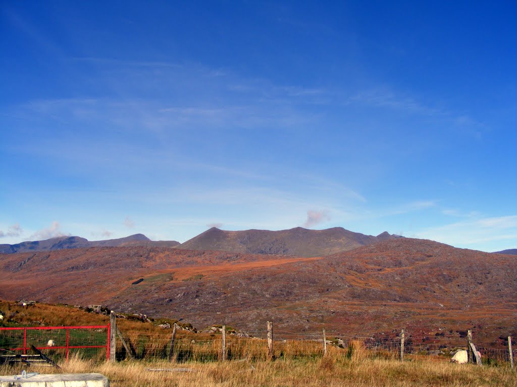 McGillcuddy Reeks from Moll's Gap, Co Kerry, Ireland by Martin Hession