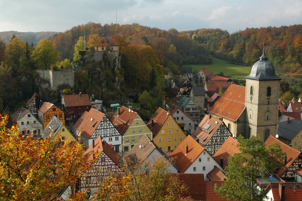 Blick vom Aussichtsturm auf Betzenstein by orion47