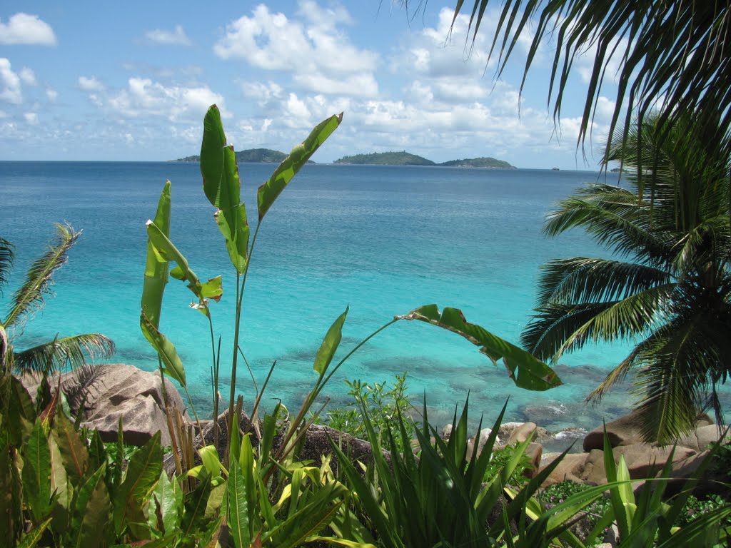 Turquoise water in La Digue by Galete