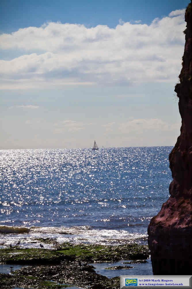 Sailing Past Langstone Rock by Mark Rogers