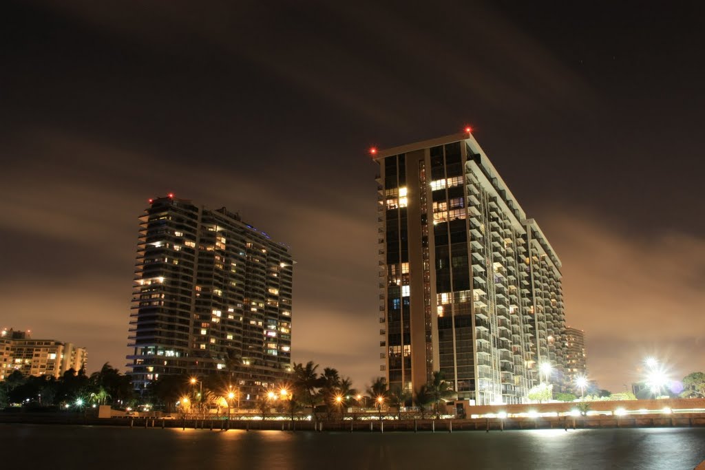 Miami at Night by peter.bn.at