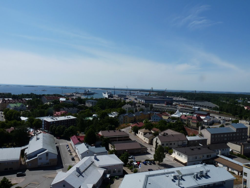 Hanko Finlandia - port i część miasta by Michał Kozłowski.