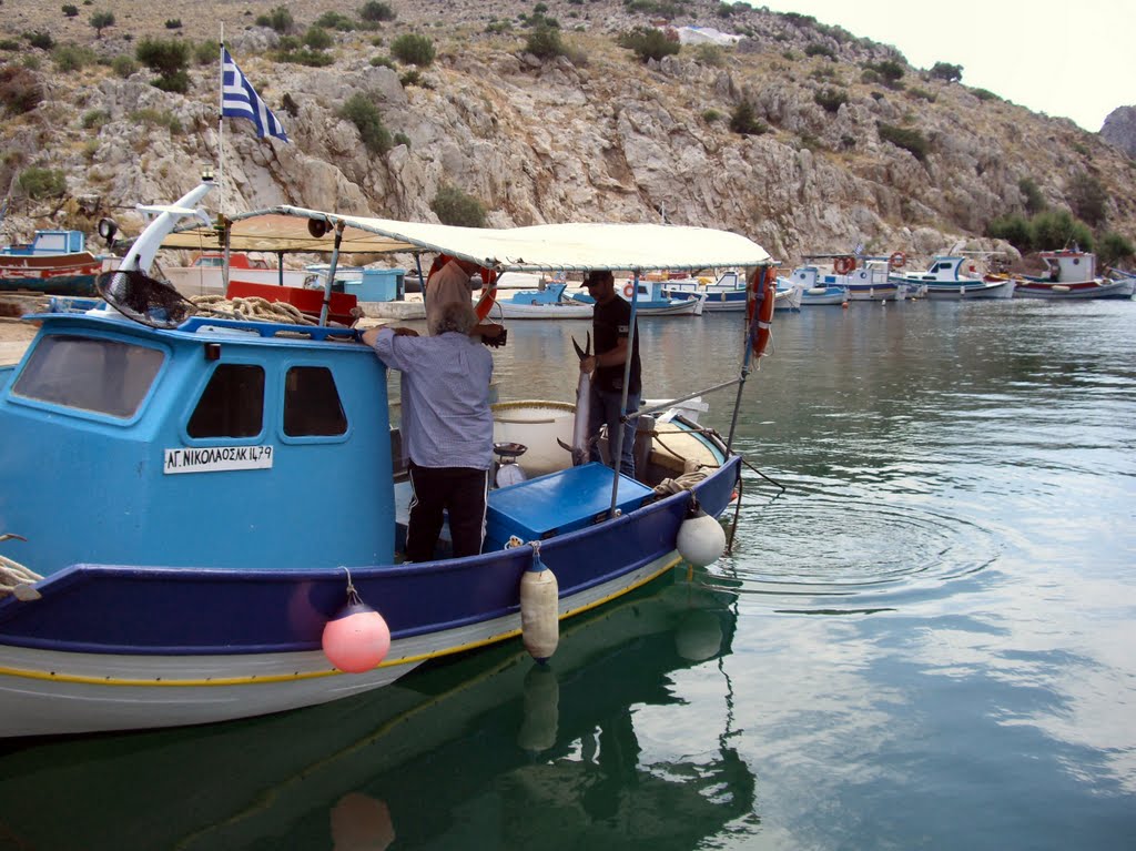 Kalymnos - Rina harbour [Vathi] by nearlidid