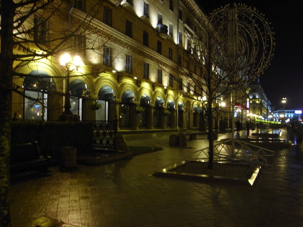 Calle en la noche by Carsten Bracho