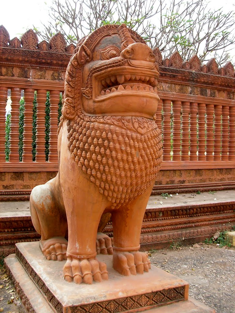 French Palace Gate, Battambang, Cambodia by Alex Milazzo