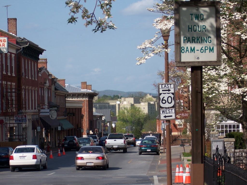 Lexington, Virgina (VMI in the background) by Fred Helfing