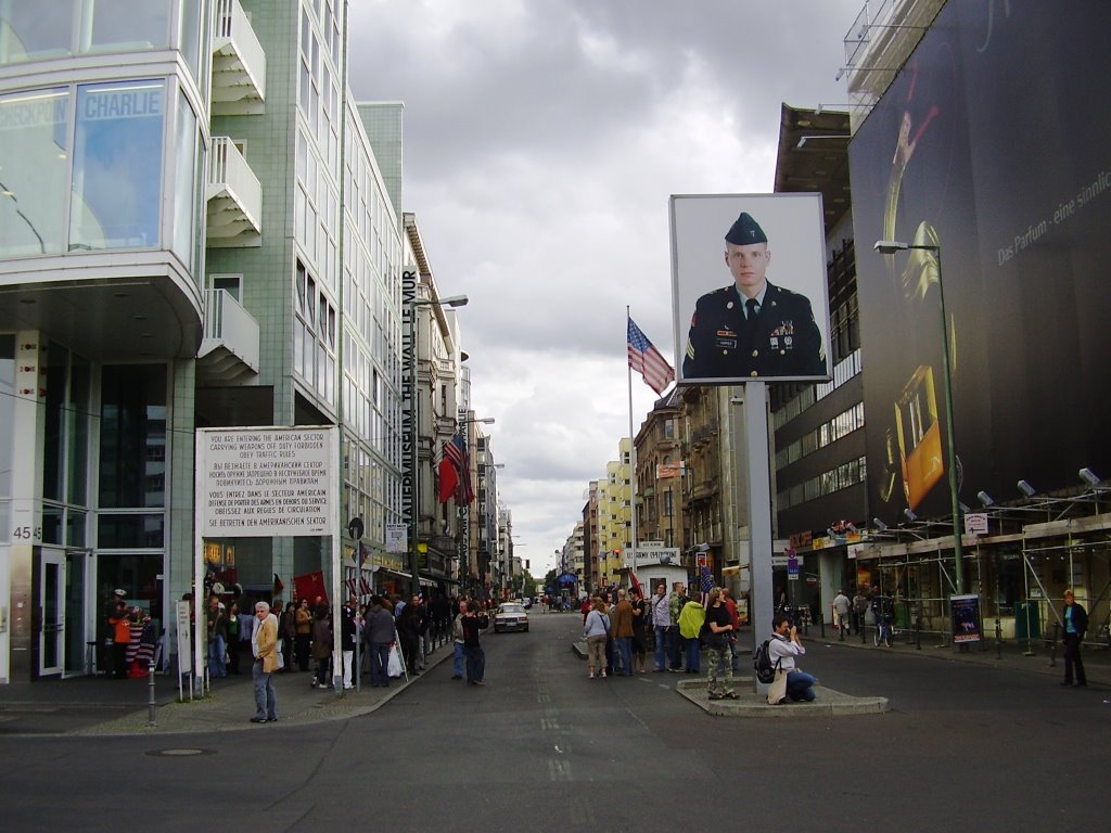 Checkpoint Charlie (going to West Berlin) by Walid Lotfy 73