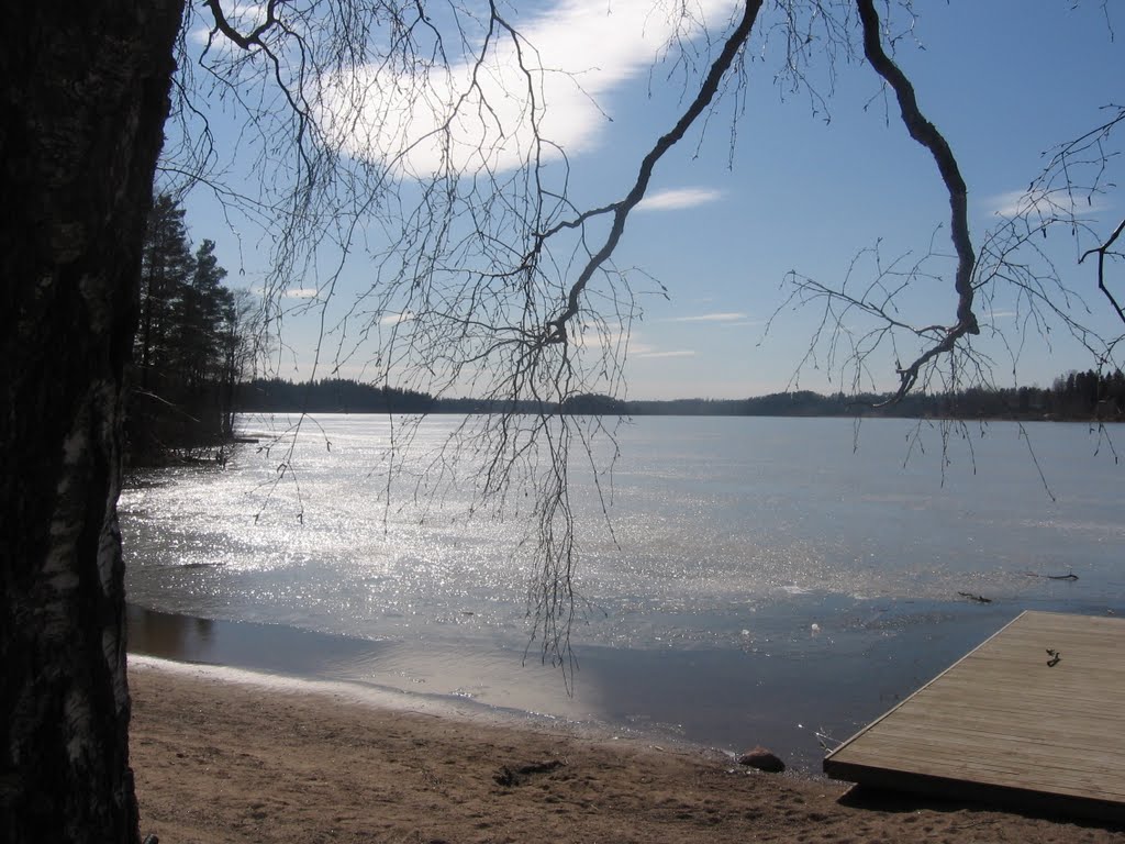 Pitkäjärvi,Jupperi,Espoo, Finlandia - lody puszczają. by Michał Kozłowski.