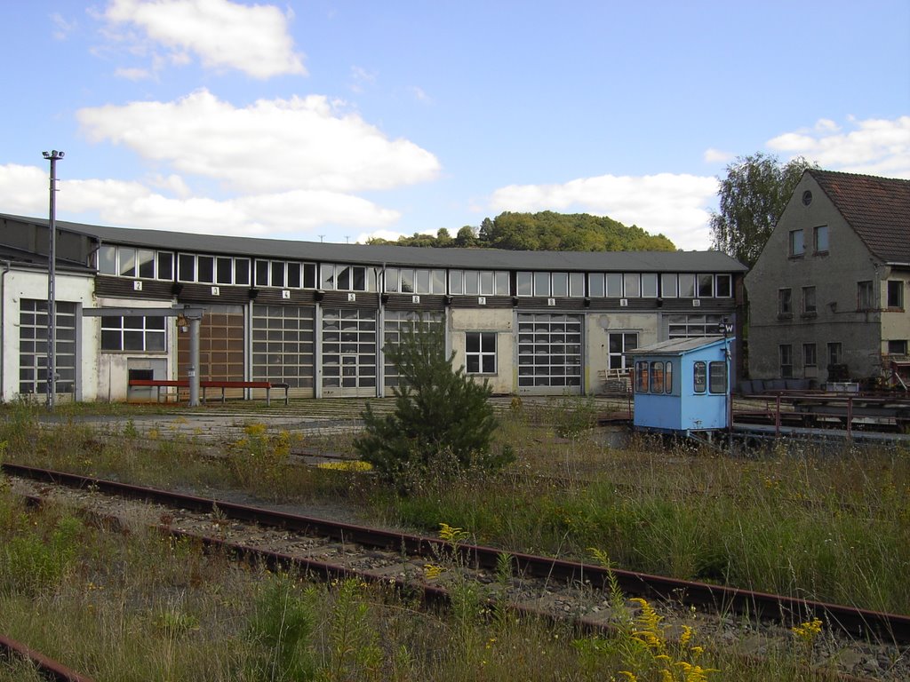 Ehemaliges BW auf dem Bahngeländ in Vacha by karei