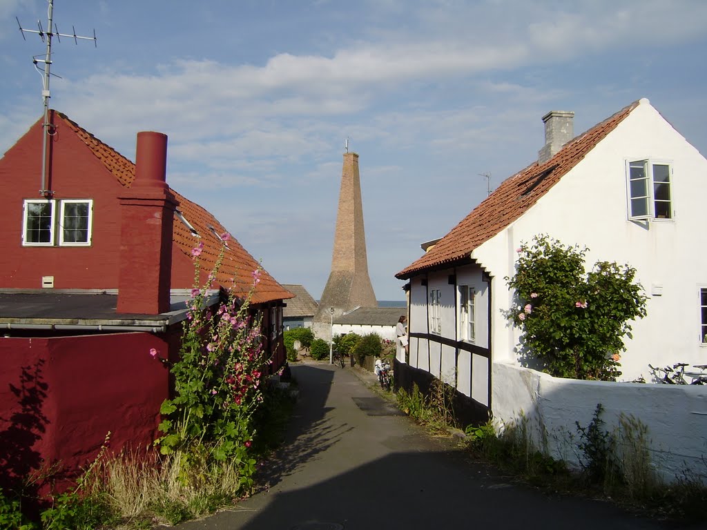 Narrow street in Sandvik, Bornholm DK by jerpencz