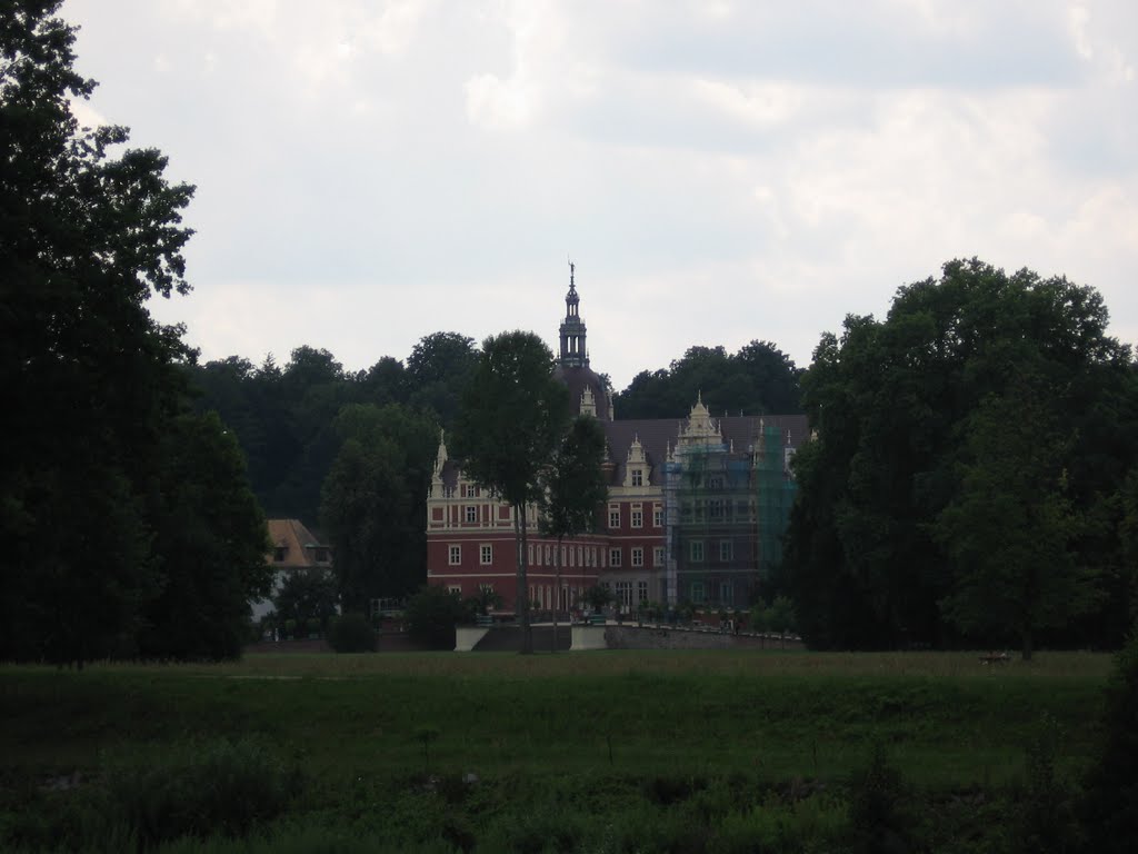 Bad Muskau, Niemcy,- Muskauer Park - pałac by Michał Kozłowski