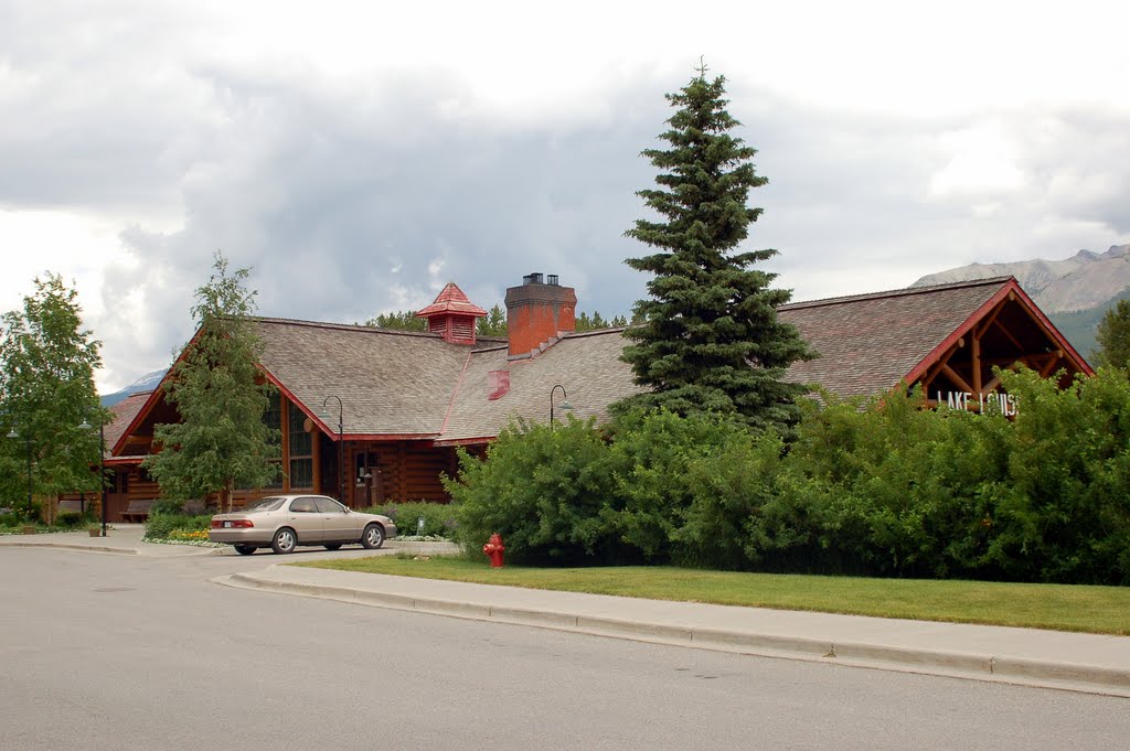 Via Rail Station at Lake Louise, Alberta, Canada by Scotch Canadian