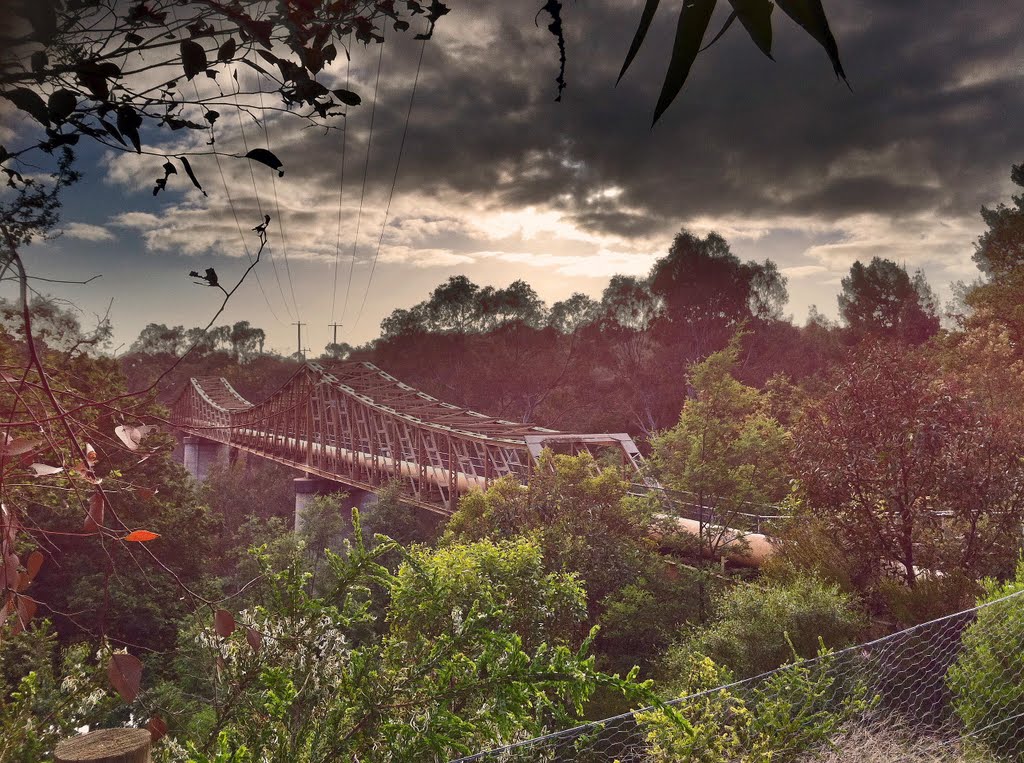 Pipe Bridge, Studley Park, Victoria by bernardmorey