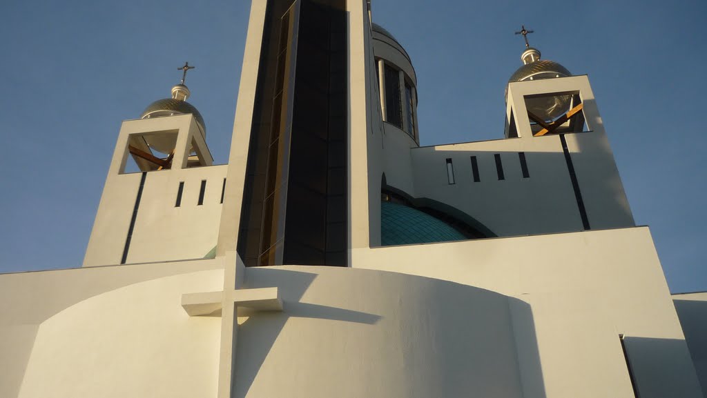 Greek Catholic Cathedral in Kyiv - Fragments of the façade by Embas Bras (VLAD)