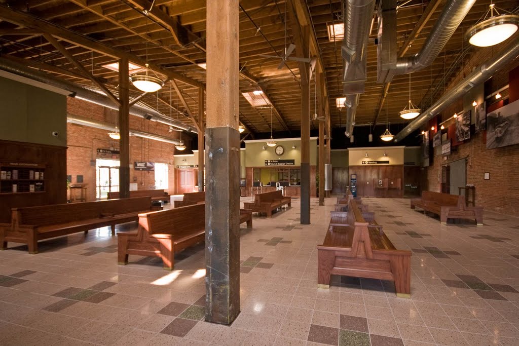 Durham Amtrak Station - Interior by Doug Roach