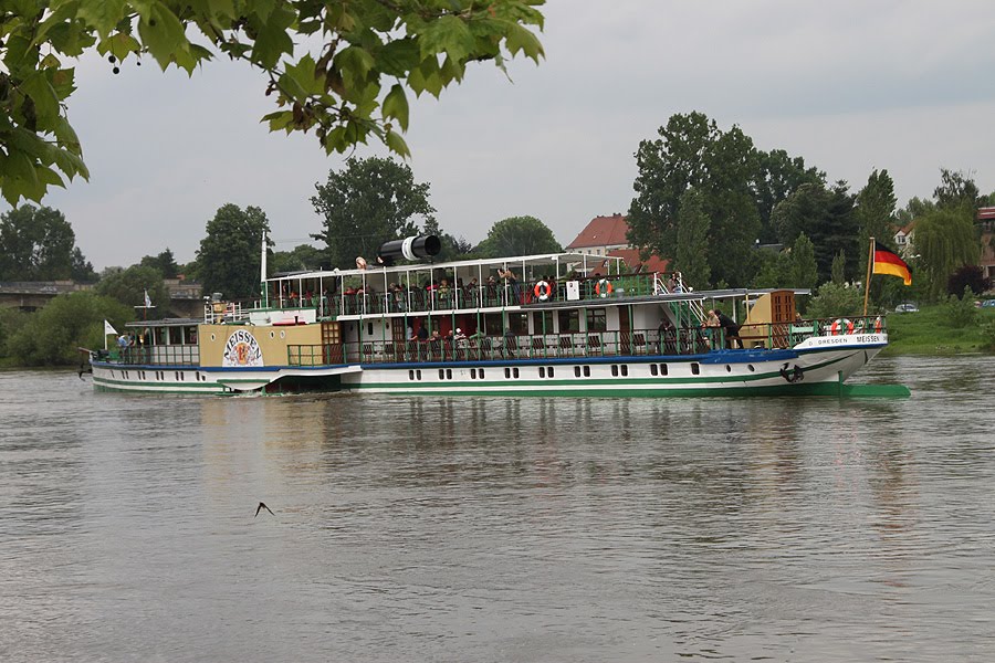 Schaufelraddampfer "Meissen" in Pirna by Daniel Schütze