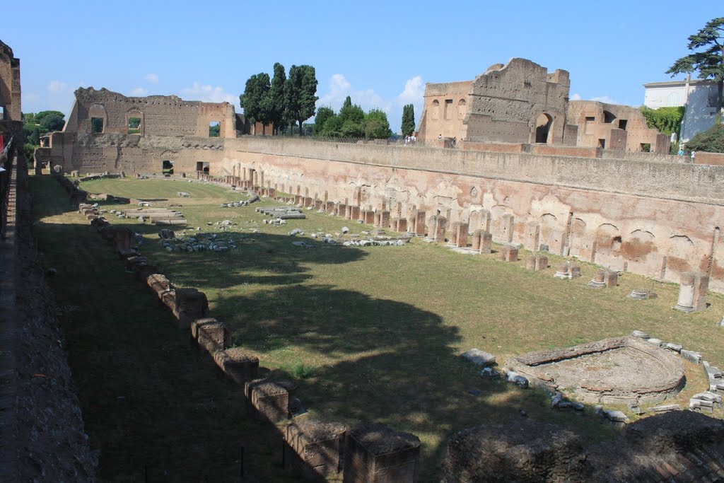 Stadium on Palatine hill by Evgeny Gorodetsky