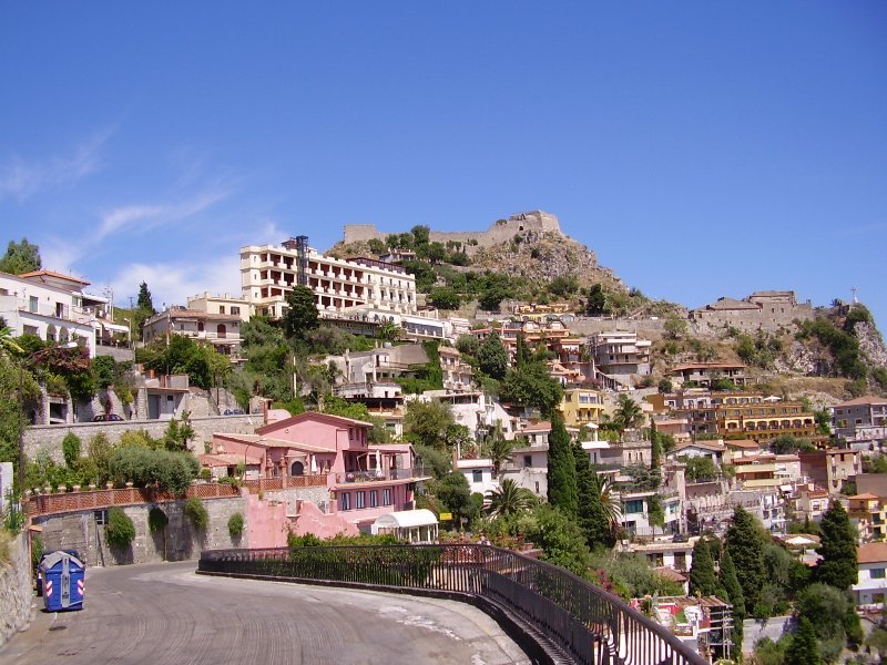 Italy 2007 - Sicily Taormina Castle from the Castelmola's road by Paolo Lo Russo