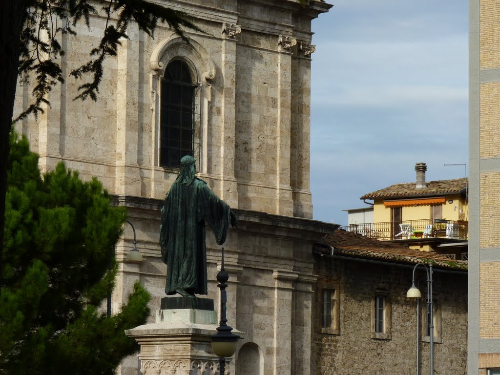 Statua di Cecco d'Ascoli by sandro76