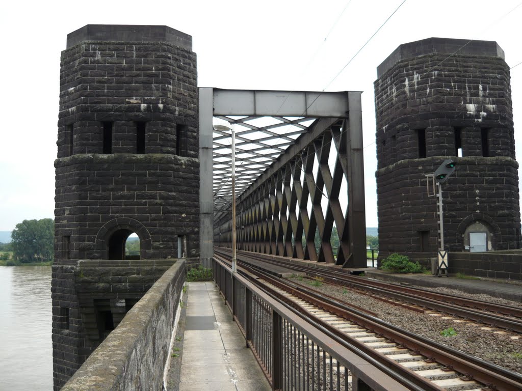 Eisenbahnbrücke über den Rhein by Loewe64ie