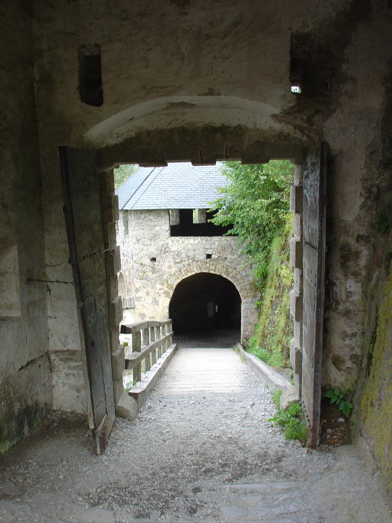 Gates and Bridge at Hochosterwitz Castle by Kathi Kaiser