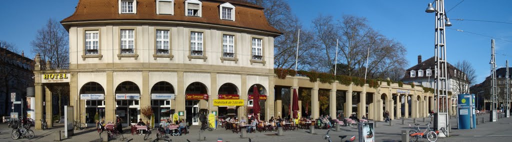 Bahnhofsvorplatz, Karlsruhe by o.b.