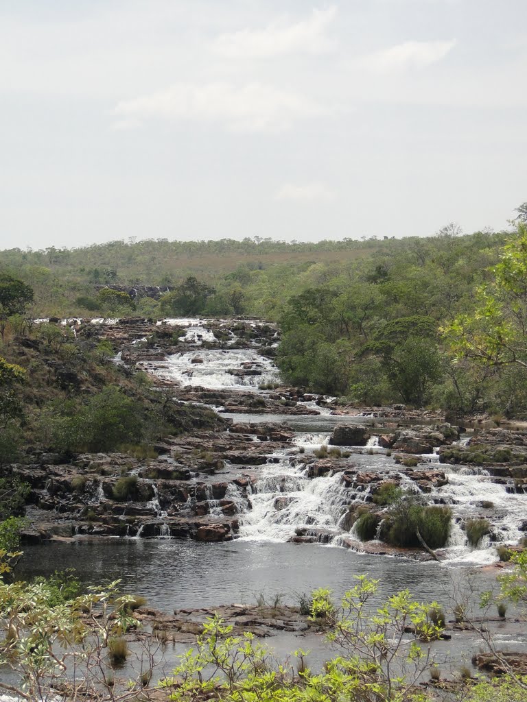 Corredeiras do Rio dos Couros. Alto Paraíso, GO by João Carlos Machado