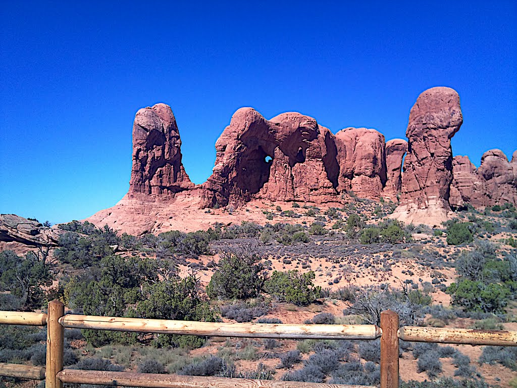 Cell phone photo in Arches National Park. by Valkyrie Rider