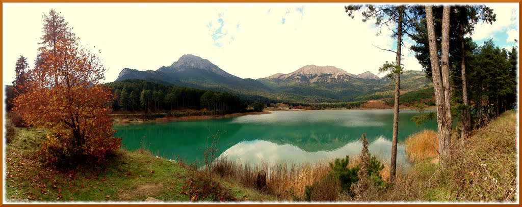 Lake Doxa in Feneos by Apostolos D by Apostolos J. Doulias