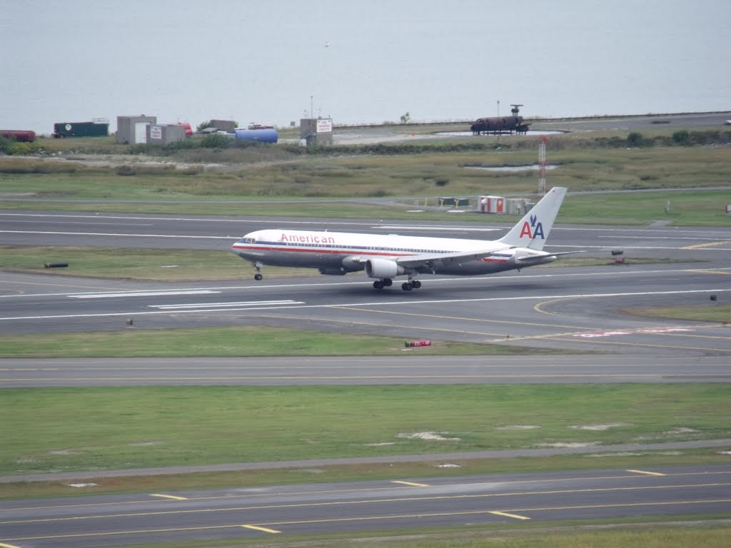 Flare, then touchdown at Logan airport by Radul