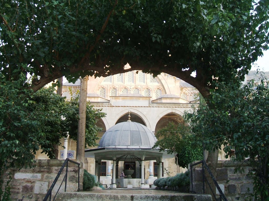 Muradiye Mosque -- ( İki ağaca dikkat!!!) attention to the two tree by celali ilhan