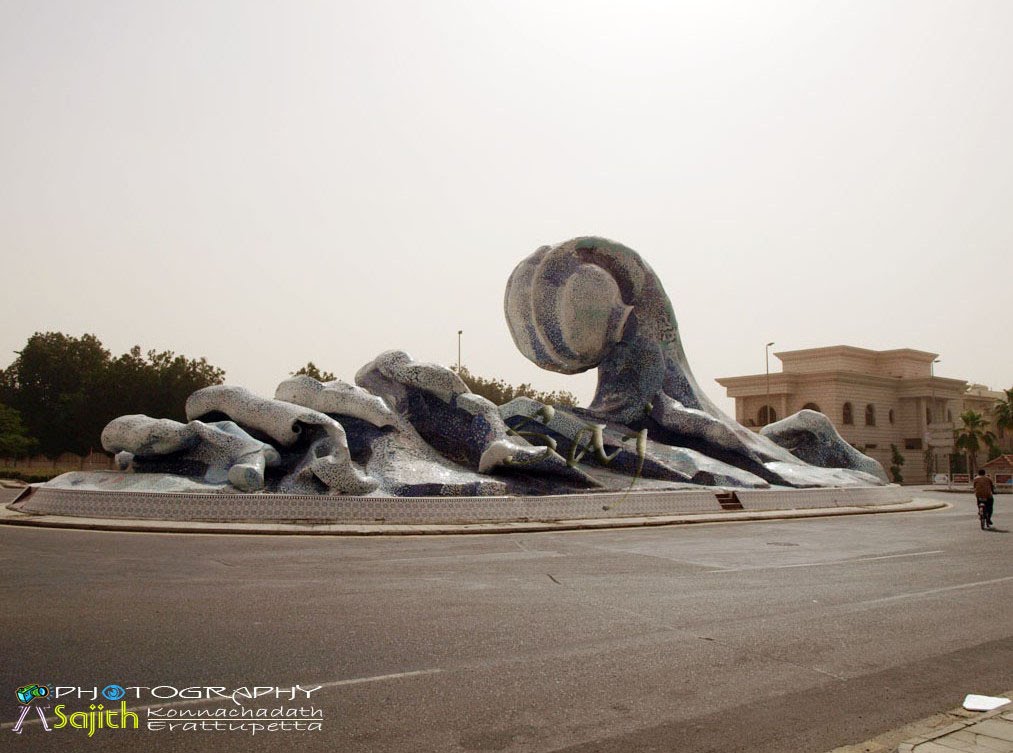 OCTOPUS SCULPTURE @ JEDDAH STREET by Sajith Erattupetta