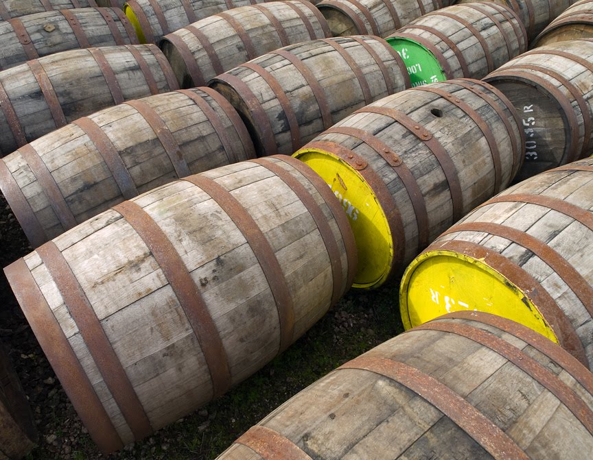 Arran distillery barrels by Ian Besch