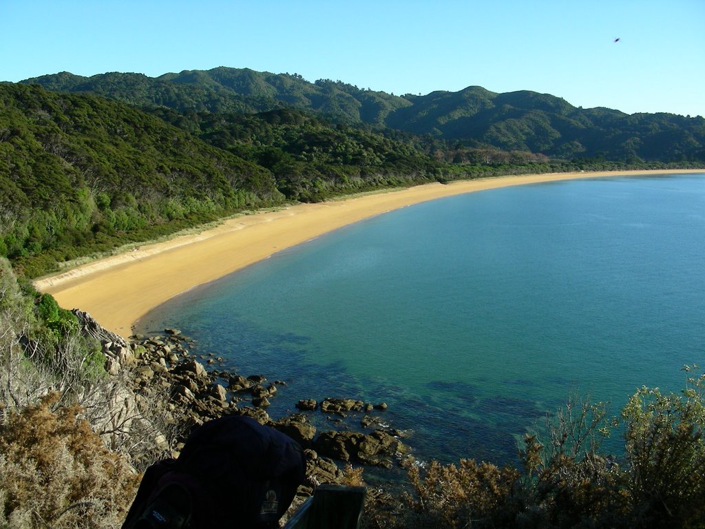 Abel Tasman NP view on Totoranui by Redmer van Delden