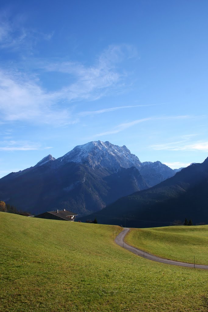 Sonnentag oberhalb von Ramsau im November bei 20° by Regina Stergar