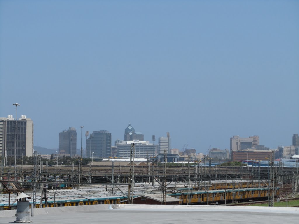 Durban Town Centre in the distance by John A Forbes