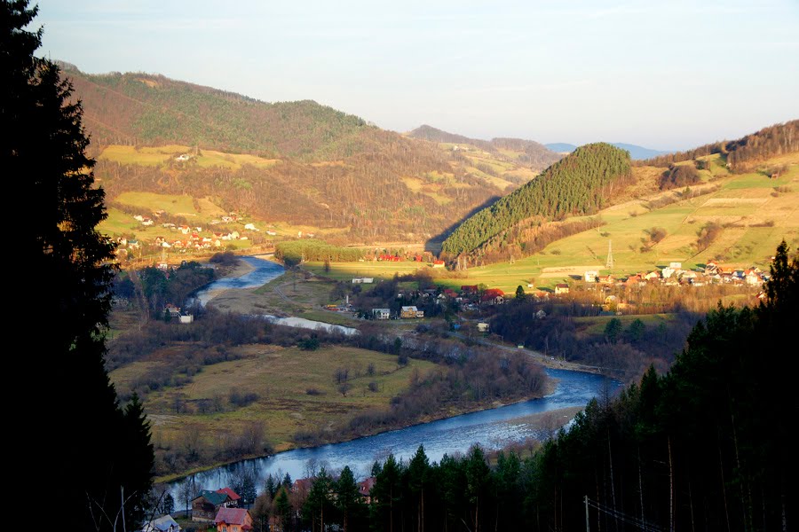 Piwniczna Zdrój-dolina Popradu by tadeusz dziedzina©