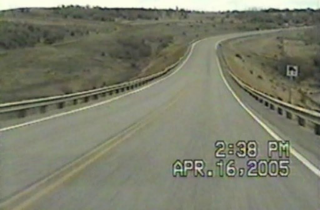 Driving Along Alberta Highway 567 in The Gorgeous Alberta Foothills In West Nose Creek Coulee, Northwest of Calgary Apr '05 by David Cure-Hryciuk