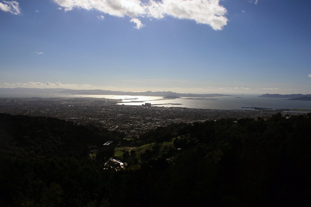 Grizilly Peak looking over the Bay by Eirinad