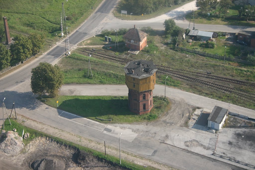 Wieża na dworcu w Szubinie by stachus