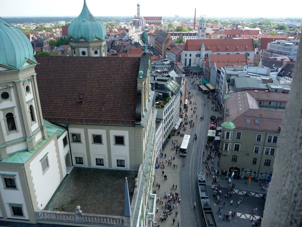 Maximilianstr. vom Perlachturm by Observer39