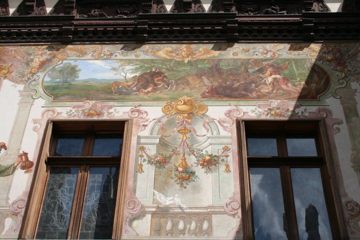 Sinaia - paintings Peles Castle by Fernando Occhibove