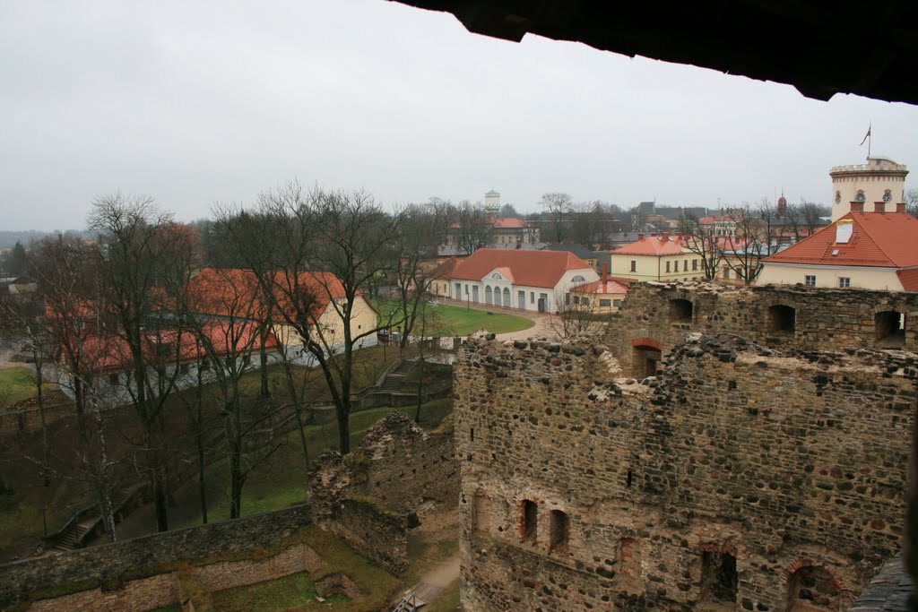 Skats no Cēsu viduslaiku pils.View from Cesis castle by Guntars Mednis