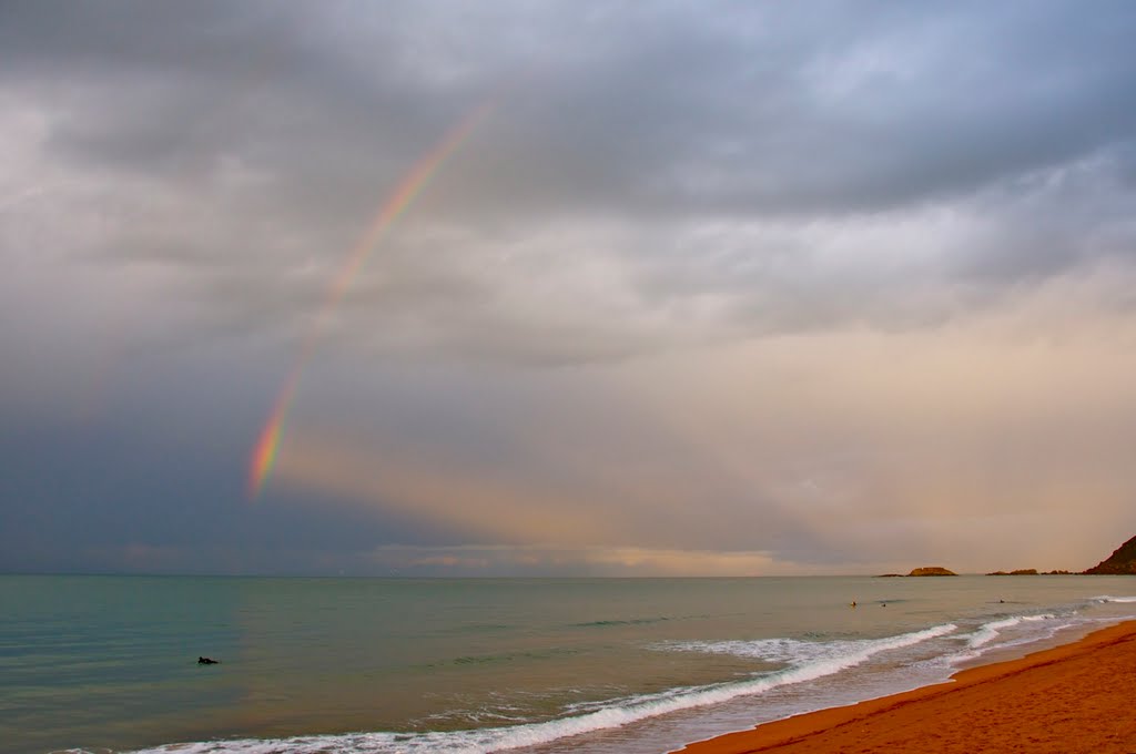 Arco iris en la costa by Lorentxo  Portularru…