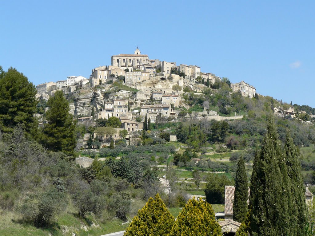 Gordes by Roland Courtin