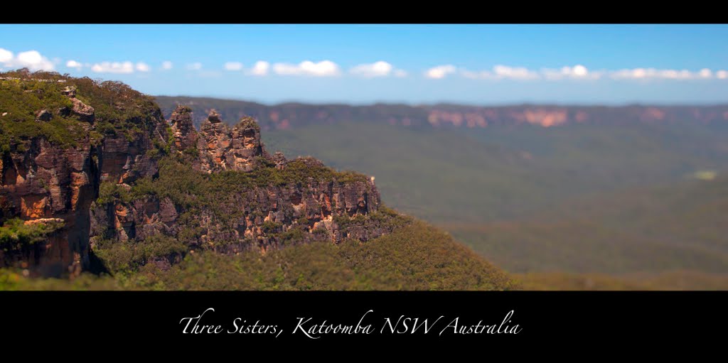 Three Susters, Blue Mountains by Michael Sutton