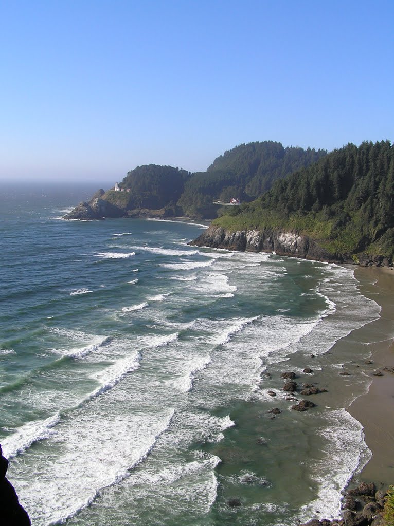 Heceta Head and Lighthouse by John Hains