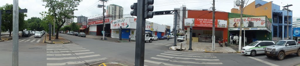 Av. Lava Pés - Esquina com a Av. Filinto Muller by Eriseu Ribas Trindad…