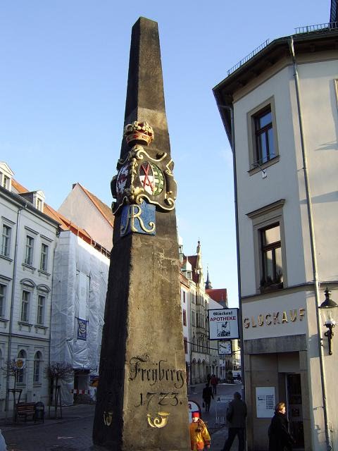 Freiberg Postmeilensäule by hubi1802